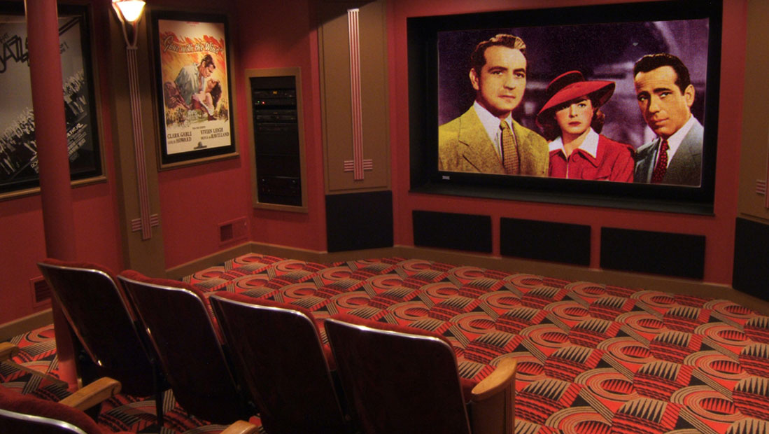 Retro Home Theater Design